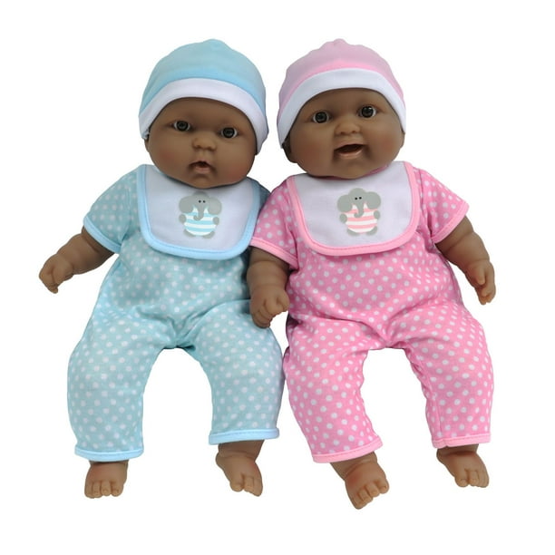Poupon jumeaux de 13 po Afro-Américains Lots to Cuddle Babies de Baby Boutique