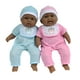 Poupon jumeaux de 13 po Afro-Américains Lots to Cuddle Babies de Baby Boutique – image 1 sur 1