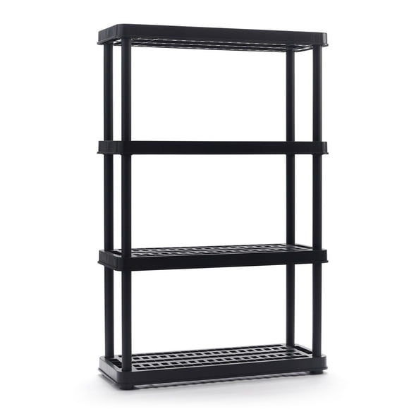 14" resin heavy duty shelf, Heavy duty 4 tier resin shelf