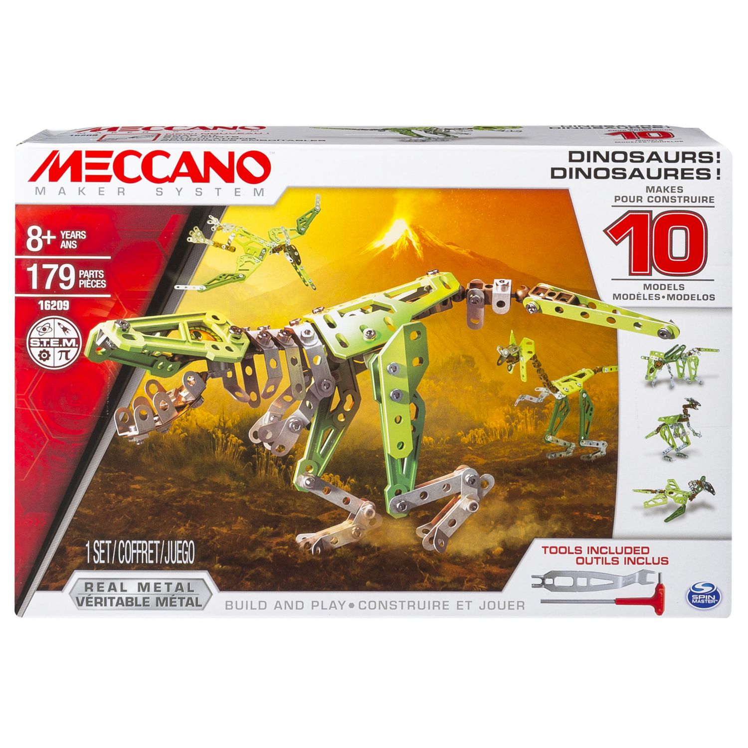 Meccano Dinosaurs 10 Model Set - Walmart.ca