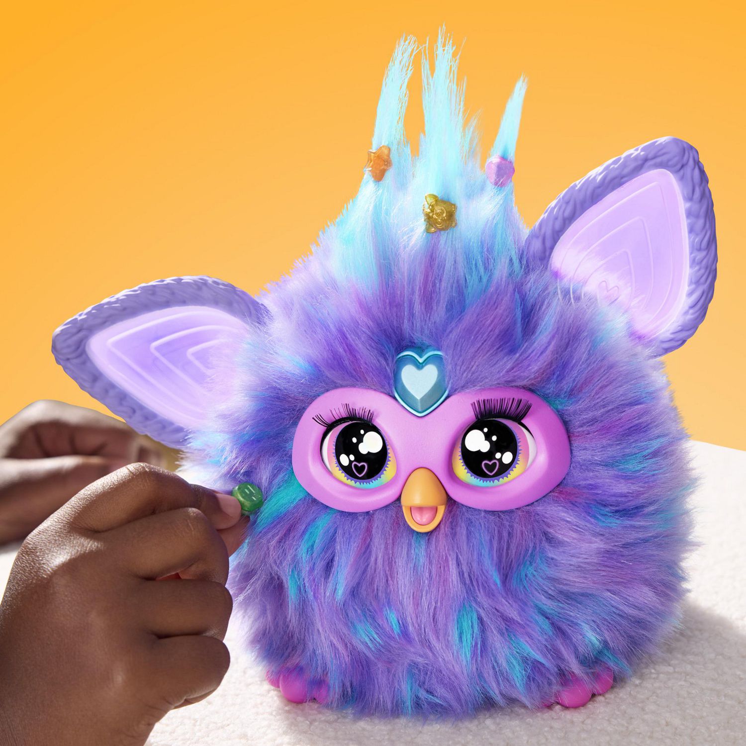 Furby violet peluche interactive - Version française À partir de 6 ans