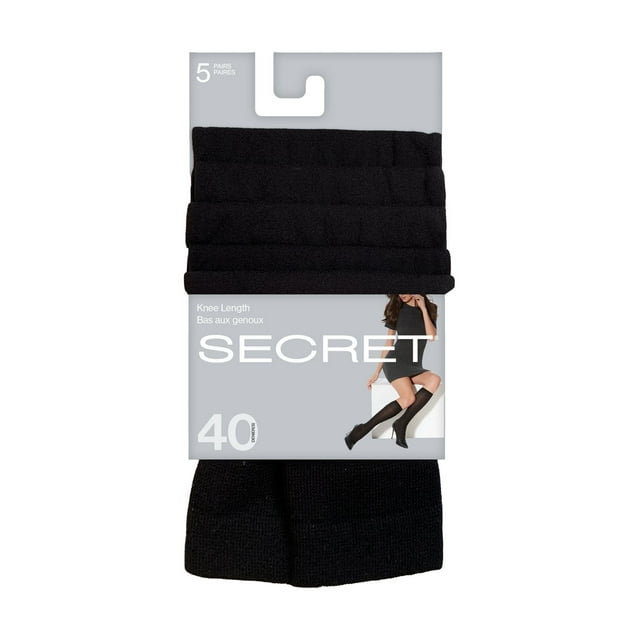 Secret® Knee Length 5pk