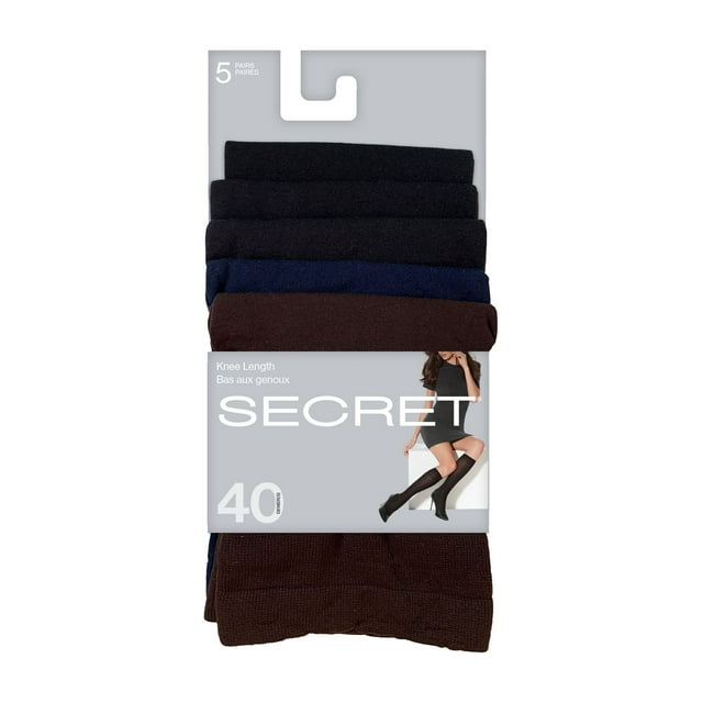Secret® Knee Length 5pk