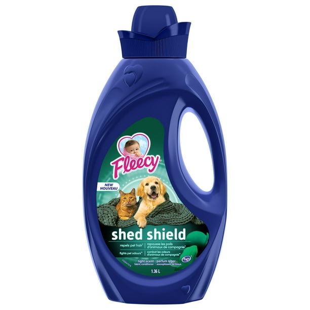 Assouplissant liquide Fleecy Shed Shield, parfum léger, 1,36L 1,36L Fleecy Shed Shield parfum léger