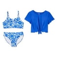 thumbnail image 1 of George Girls' Rash Guard 3-Piece Set, 1 of 1