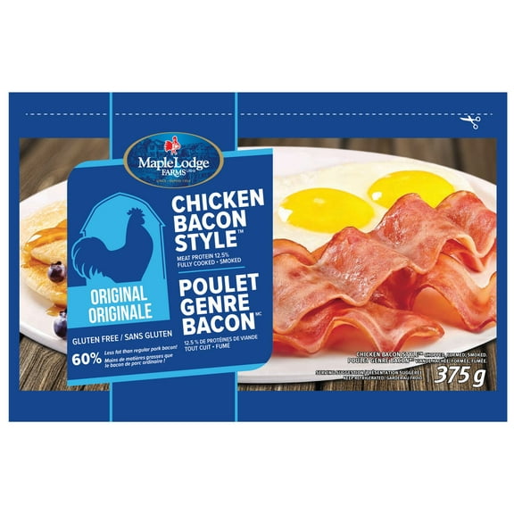 Maple Lodge Farms® Original Bacon Style Chicken, 375 g