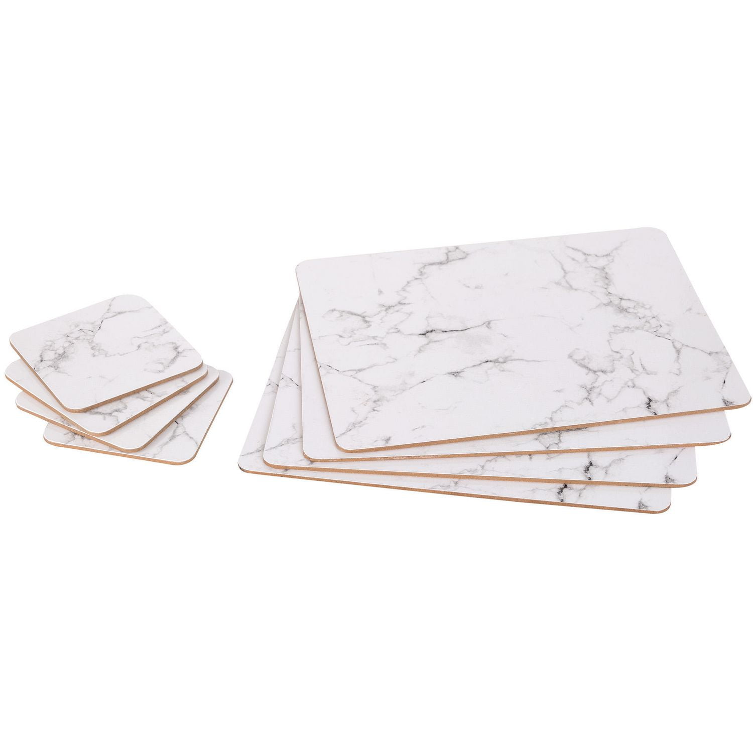 hometrends CorkBacked Placemat And Coaster Set Walmart Canada