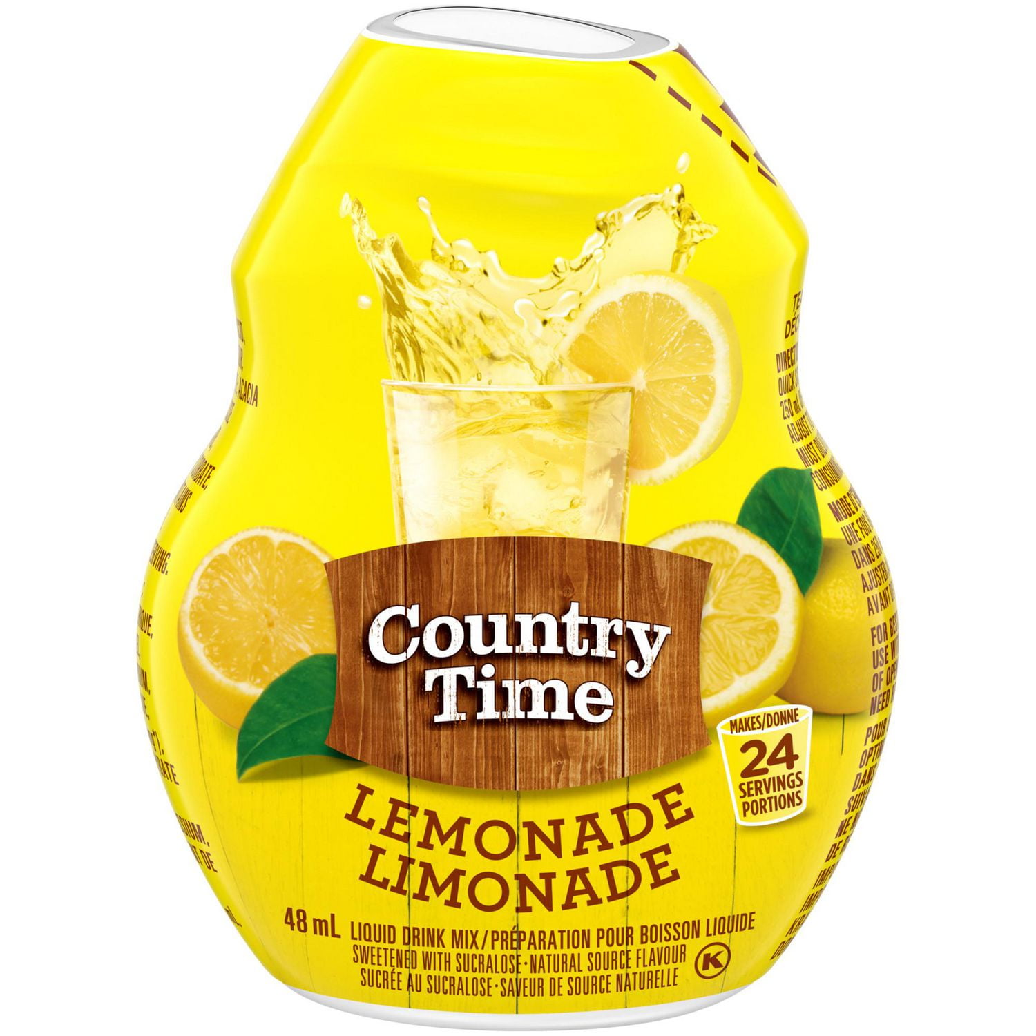 Country Time Lemonade Mixing Chart