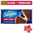 thumbnail image 1 of Kraft Singles Swiss Processed Cheese Product Slices, 22 ct Pack, 1 of 8