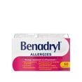 thumbnail image 2 of Benadryl Allergy Medicine, 25mg, 60 Caplets, 2 of 6