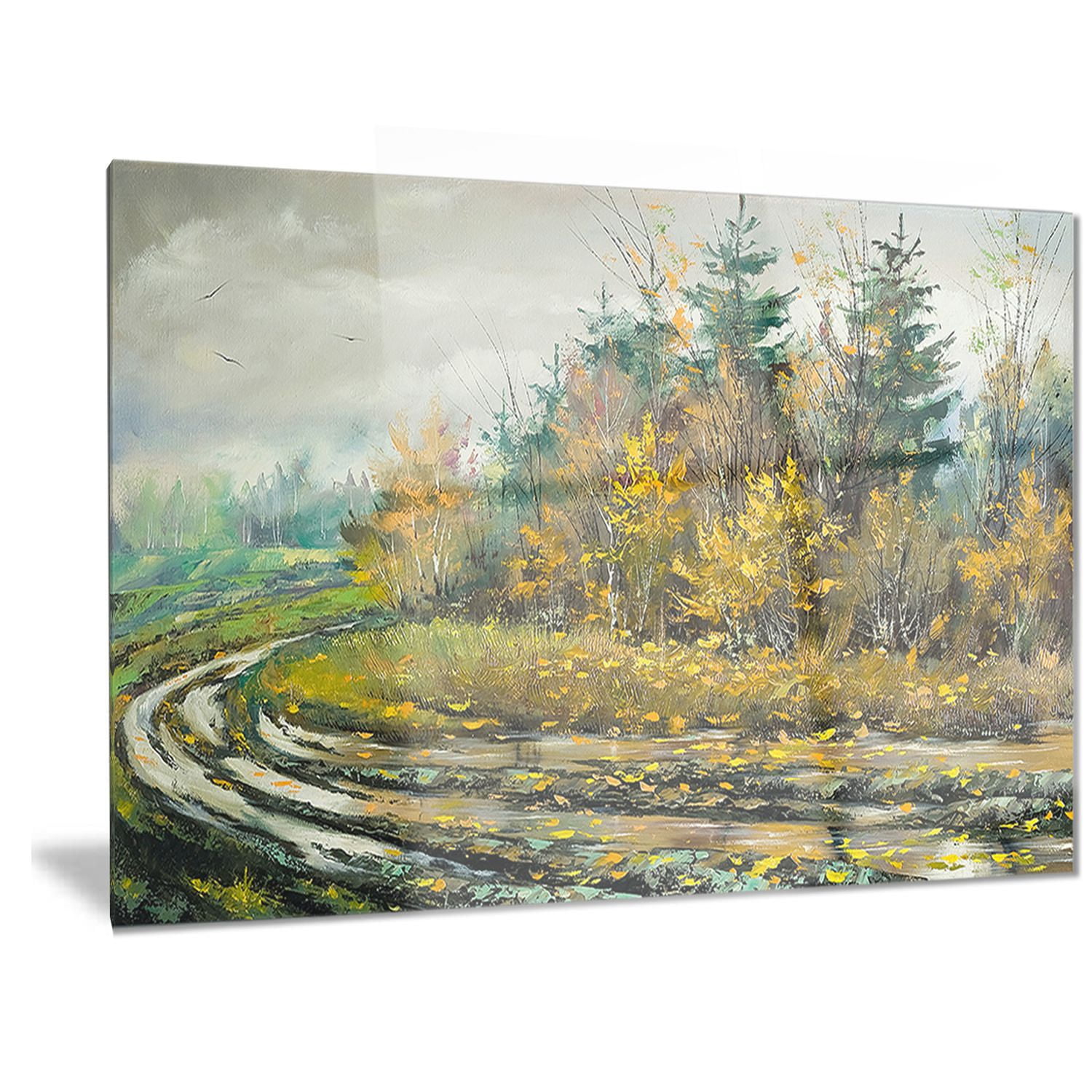 Design Art River on A Decline Landscape Metal Wall Art | Walmart Canada