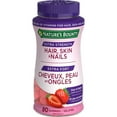 thumbnail image 1 of NATURE'S BOUNTY Extra Strength Hair, Skin & Nails, Gummies, Helps to Maintain Health of Hair & Skin, Promotes Thicker, Healthier Nails & Stronger Thicker Hair, Strawberry Cream Flavour 80ct, 1 of 6