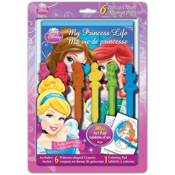 Disney Crayons en forme de personnages de princesses