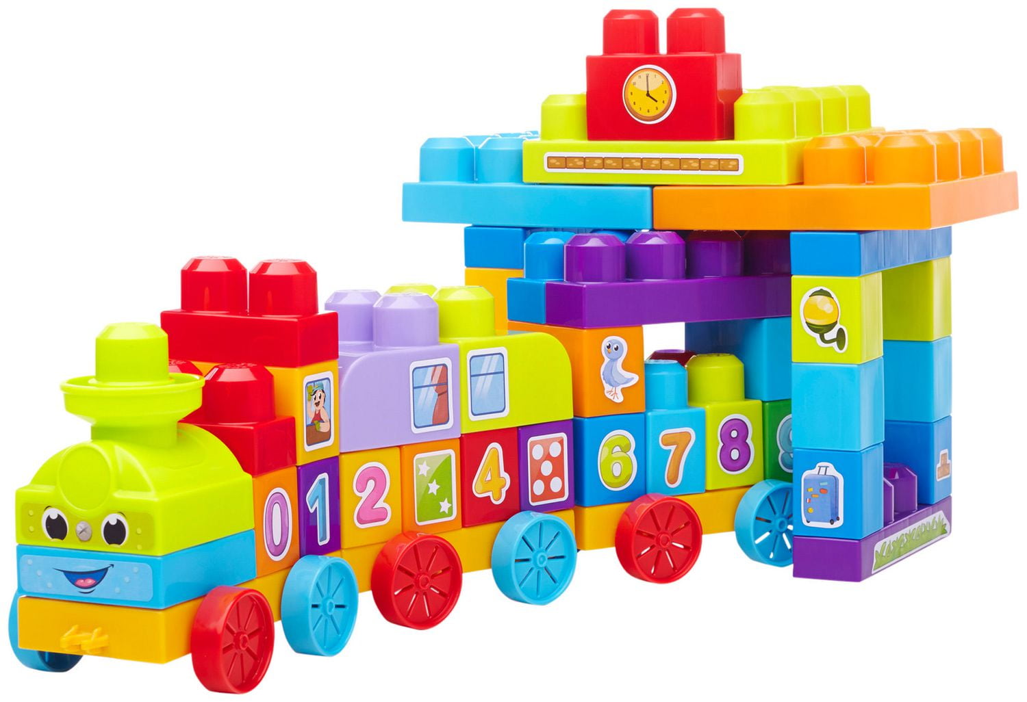 Mega bloks first builders 123 learning 2025 train