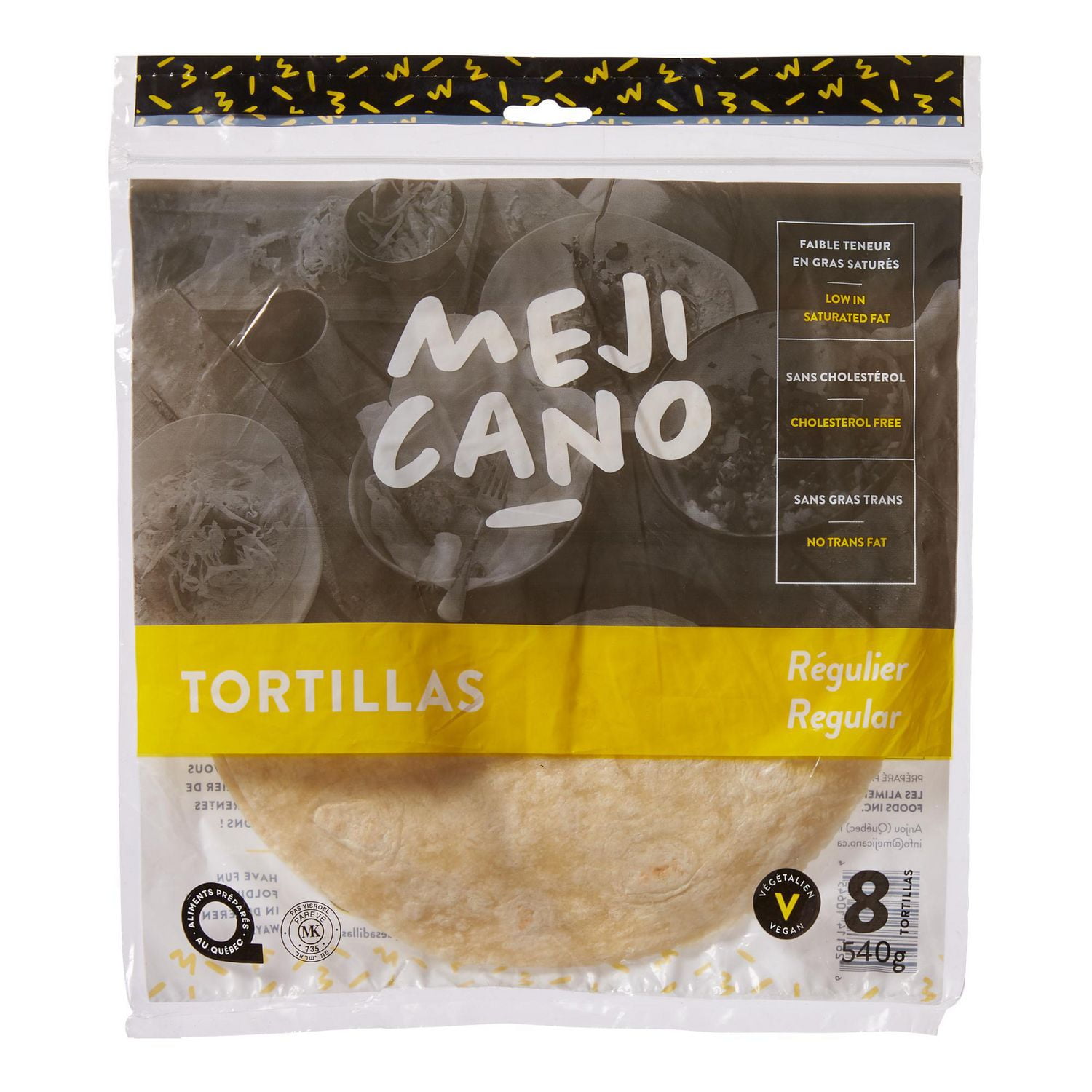 Mejicano 10” Regular Tortillas Walmart Canada