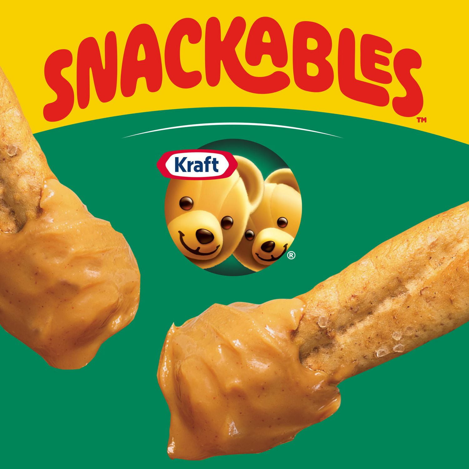 Lunchables Snackables Pretzels with Peanut Butter & Chocolate Chips, 56.7 g Tray, Lunchables Snackables