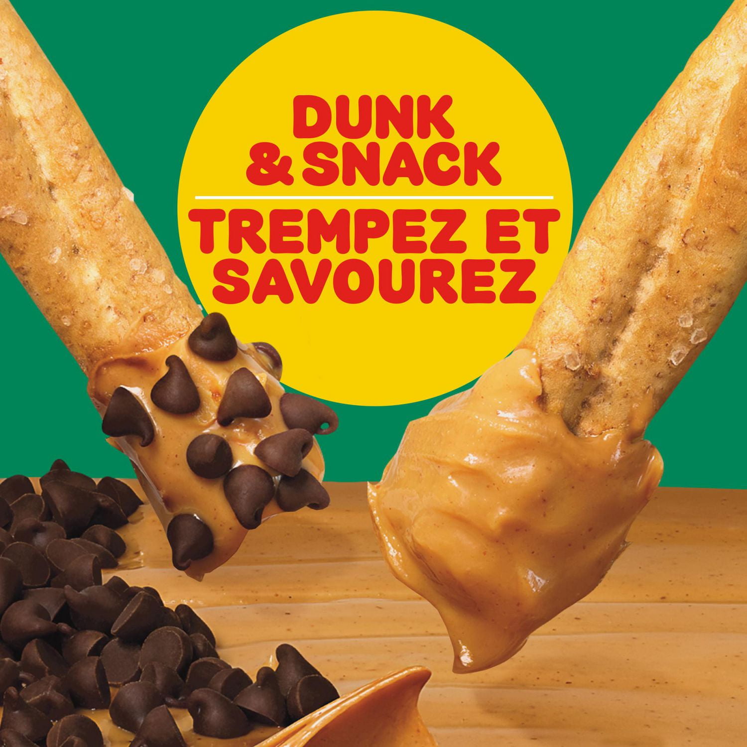 Lunchables Snackables Pretzels with Peanut Butter & Chocolate Chips, 56.7 g Tray, Lunchables Snackables