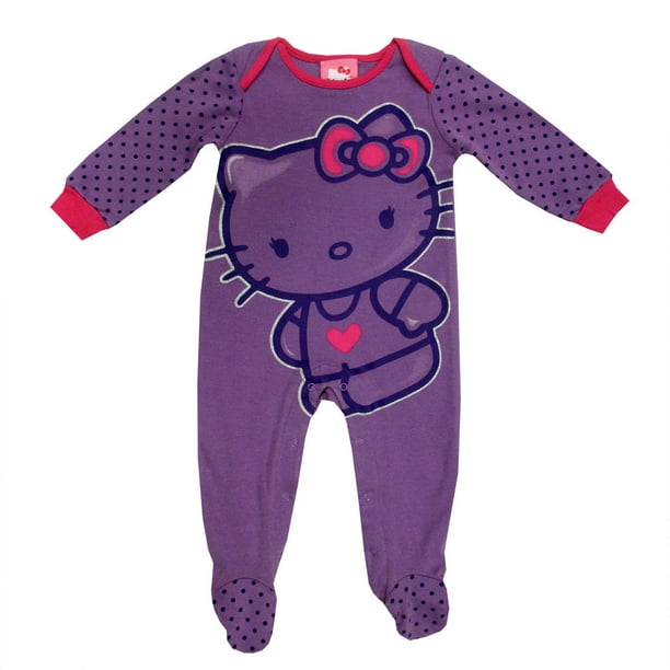 Pyjama Hello Kitty à Manches Longues pour Bébés Filles