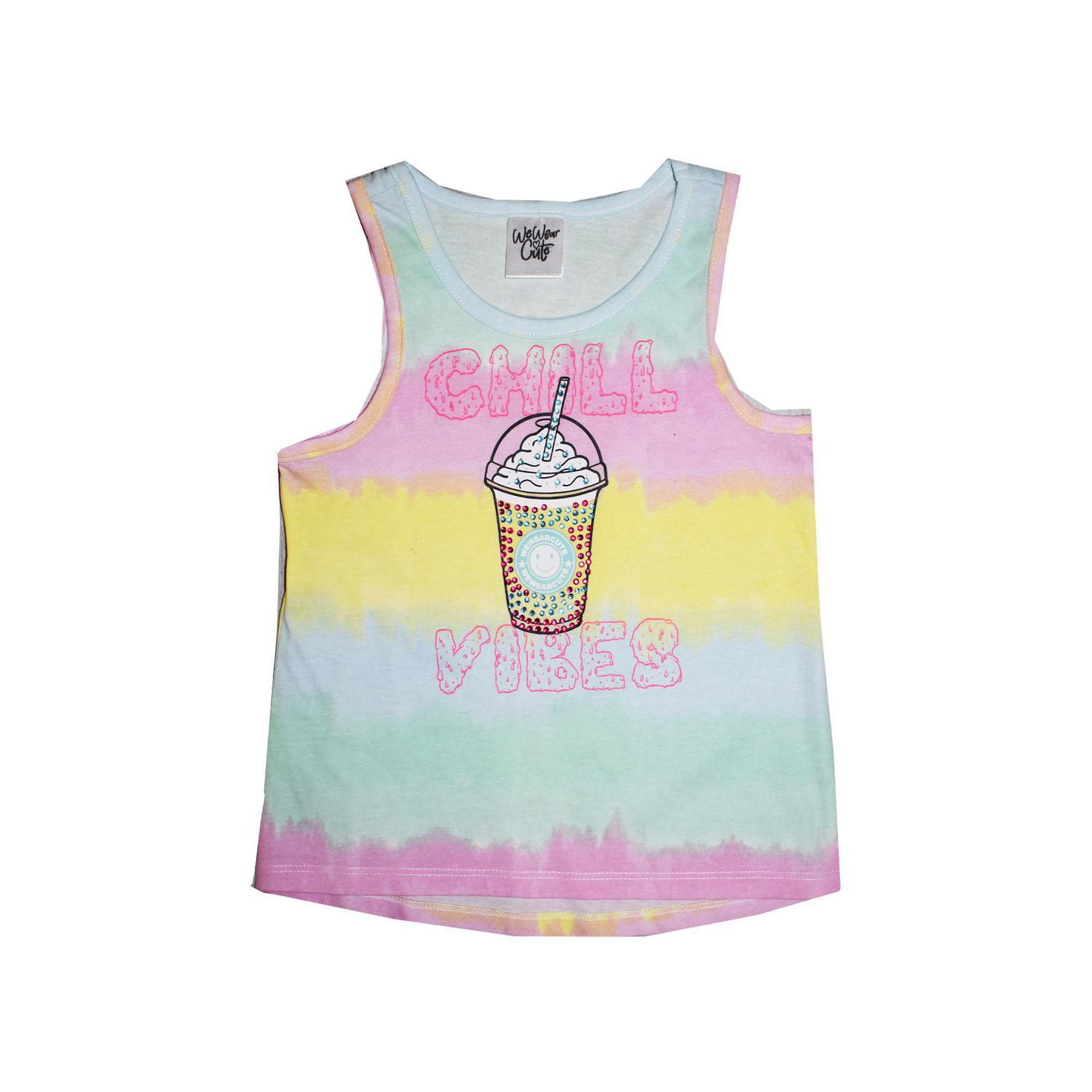 Girls We Wear Cute Chill Vibes Tank Top