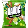thumbnail image 1 of Havoc Fiery Lime Flavoured Rolled Tortilla Chips, 88 g., 1 of 6