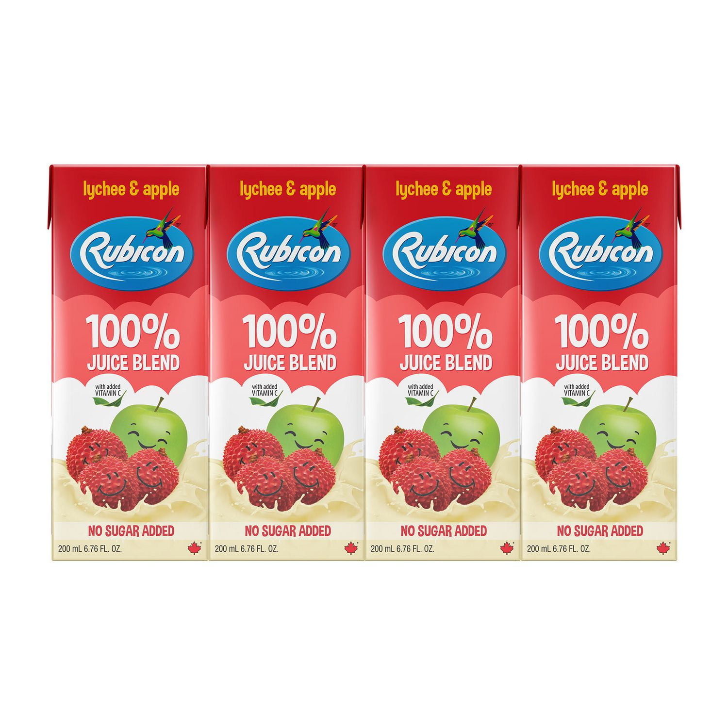 Rubicon Lychee & Apple 'No Sugar Added' 100 Juice Blend Walmart Canada