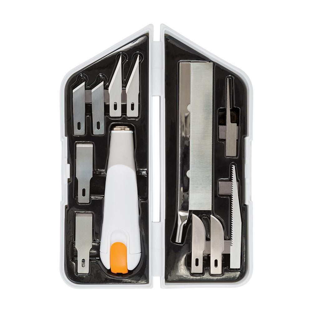 Fiskars Heavyduty Easy Change Detail Knife Set DIY (11 blades