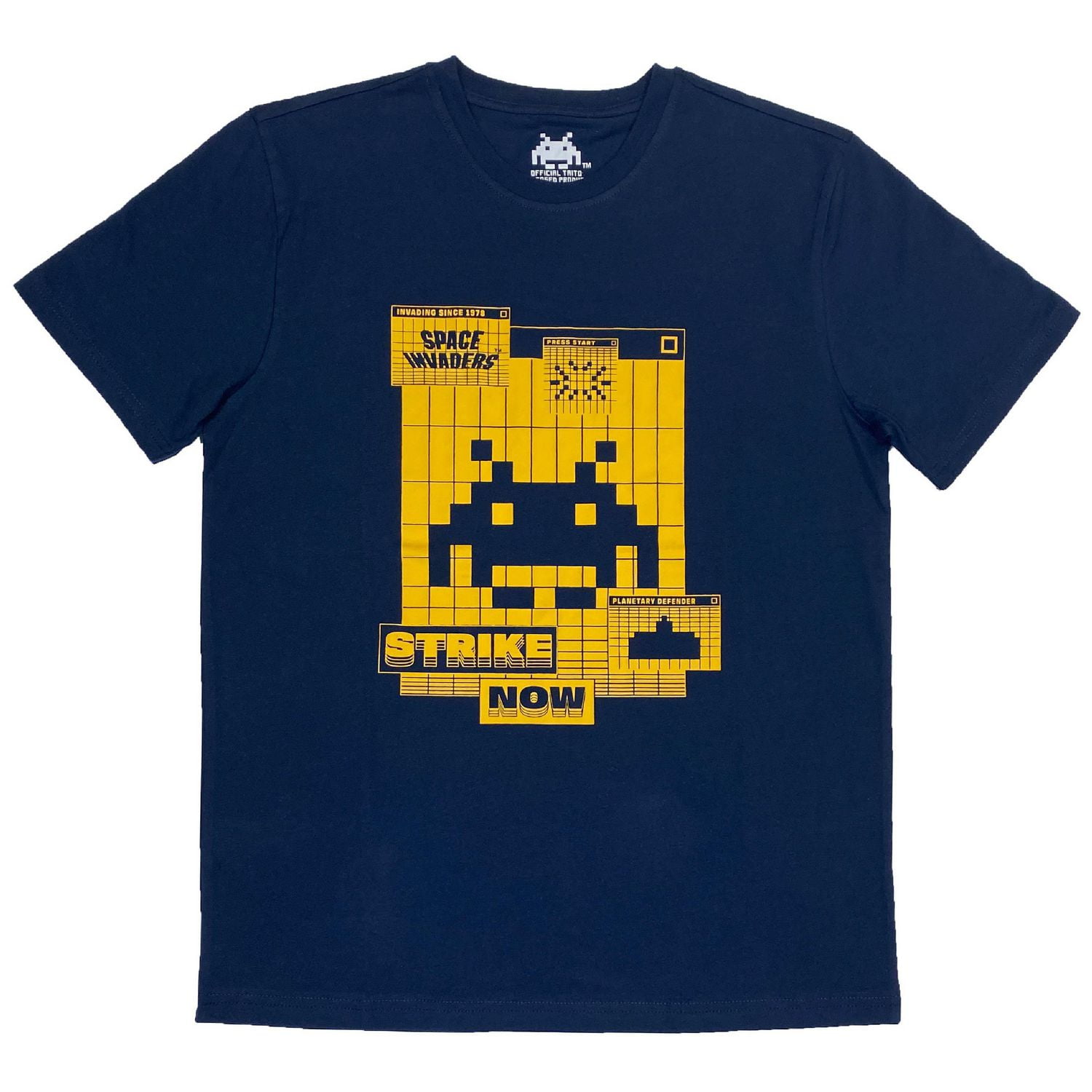 Men's Space Invaders graphic t shirt.