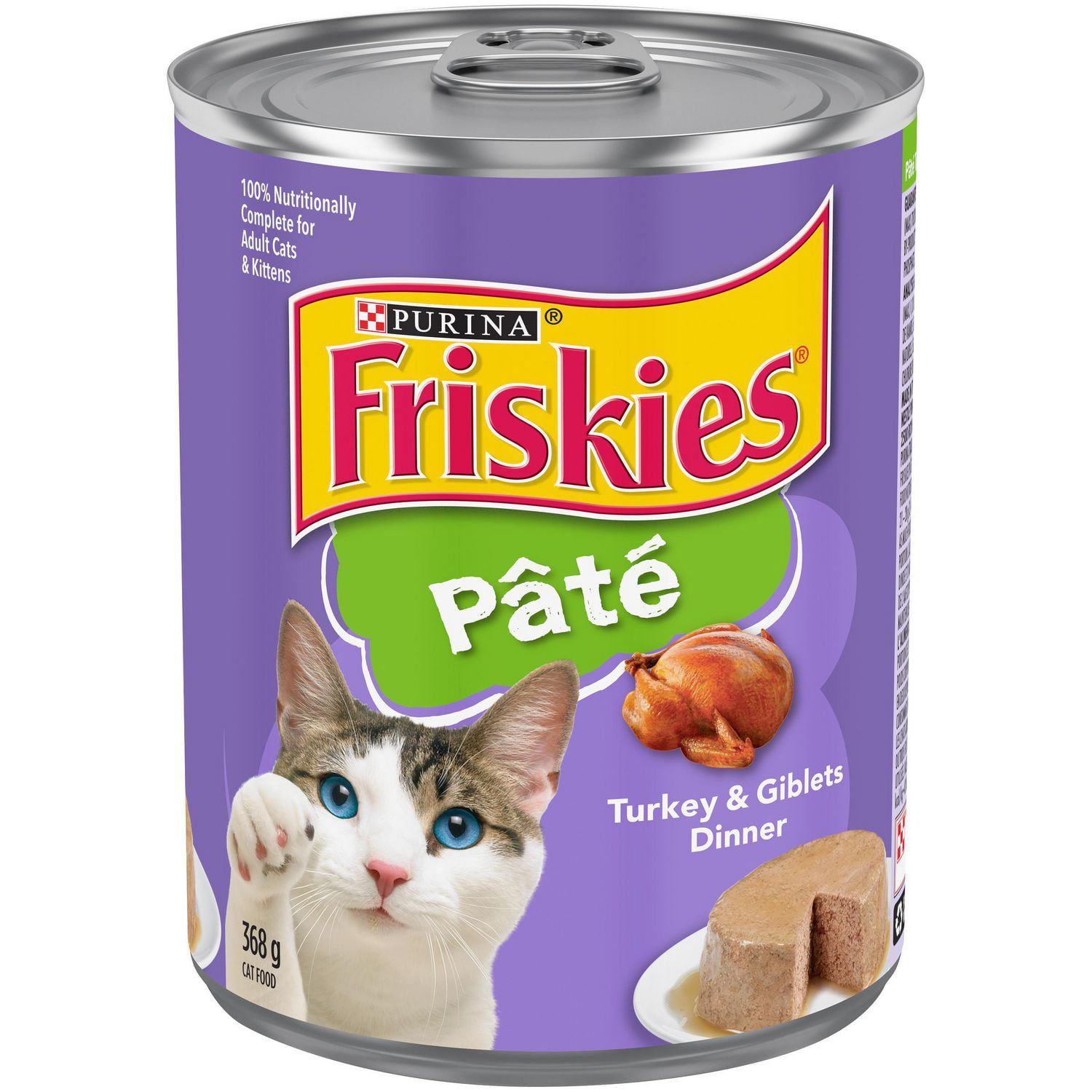 Friskies Pate Wet Cat Food; Turkey & Giblets Dinner Walmart Canada
