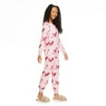 thumbnail image 2 of Justice Girls' Button-Down Sleeper and Toy 2-Piece Set, 2 of 7