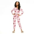thumbnail image 1 of Justice Girls' Button-Down Sleeper and Toy 2-Piece Set, 1 of 7