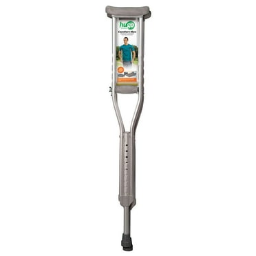 Béquilles légères en aluminium à bouton poussoir pour ajustement rapide Comfort Max de Hugo