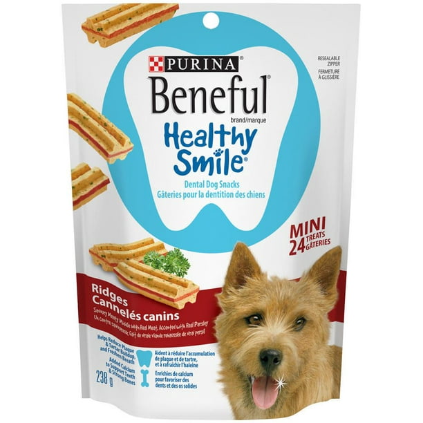 Purina(MD) Beneful(MD) Healthy Smile(MD) Canneles Canins Mini Gateries pour la Dentintion des Chiens