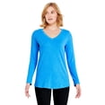 thumbnail image 1 of George Women's Long Sleeve V-Neckline Tee, 1 of 6