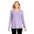 thumbnail image 1 of George Women's Long Sleeve V-Neckline Tee, 1 of 6