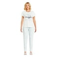 thumbnail image 1 of George Women's Hacci Pajamas 2-Piece Set, 1 of 6