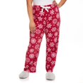 thumbnail image 1 of George Plus Women's Plush Pajama Pant, 1 of 6
