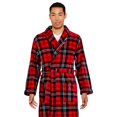 thumbnail image 1 of George Men's Plaid Fleece Robe, 1 of 6