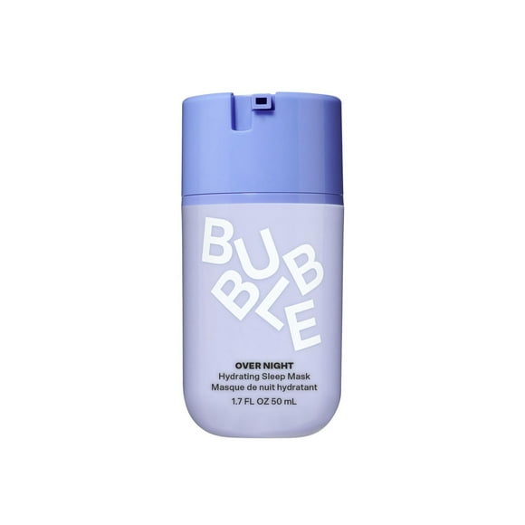 Bubble Skincare Over Night Hydrating Sleep Cream Mask, Leave-on Mask, All Skin Types, 1.7 fl oz / 50 ml, Bubble Overnight Hydrating Sleep Cream Mask