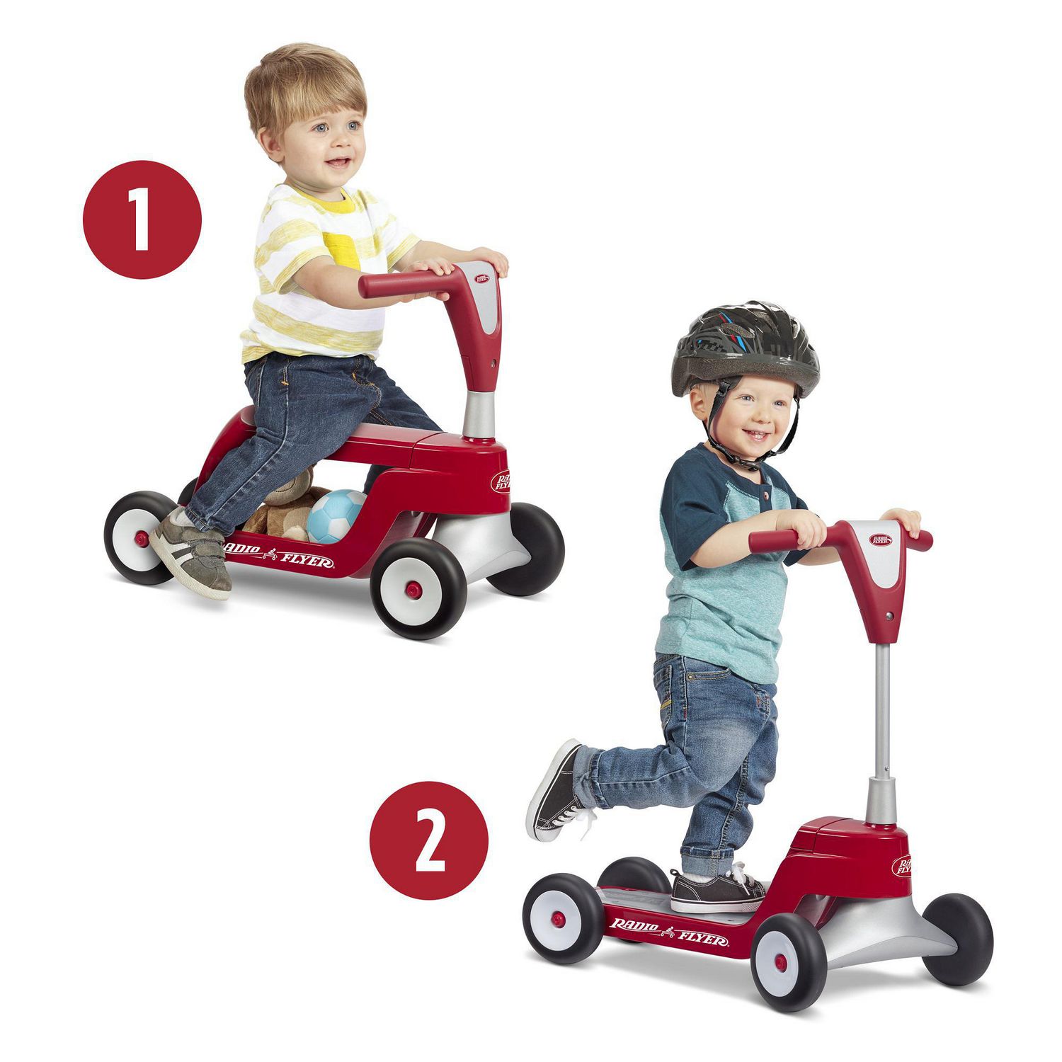 Radio flyer scooter on sale 2 in 1