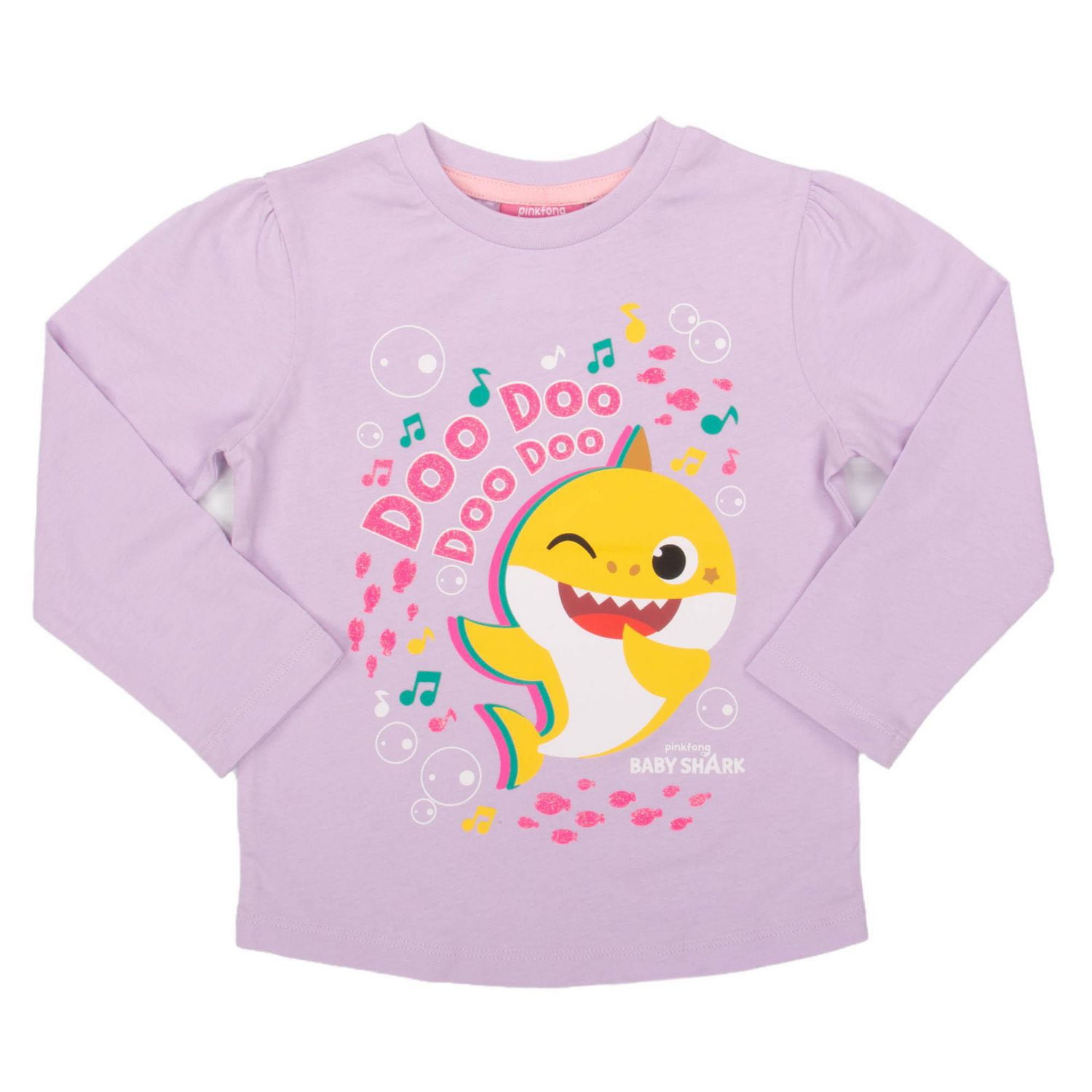 Baby Shark Toddler Girl's Long Sleeve Shirt Walmart Canada