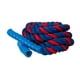 Corde de bataille en nylon torsadé de 4,6 m avec poignées de couleur unie GoZone Kids – Bleu/rouge Avec poignée caoutchoutée – image 3 sur 9