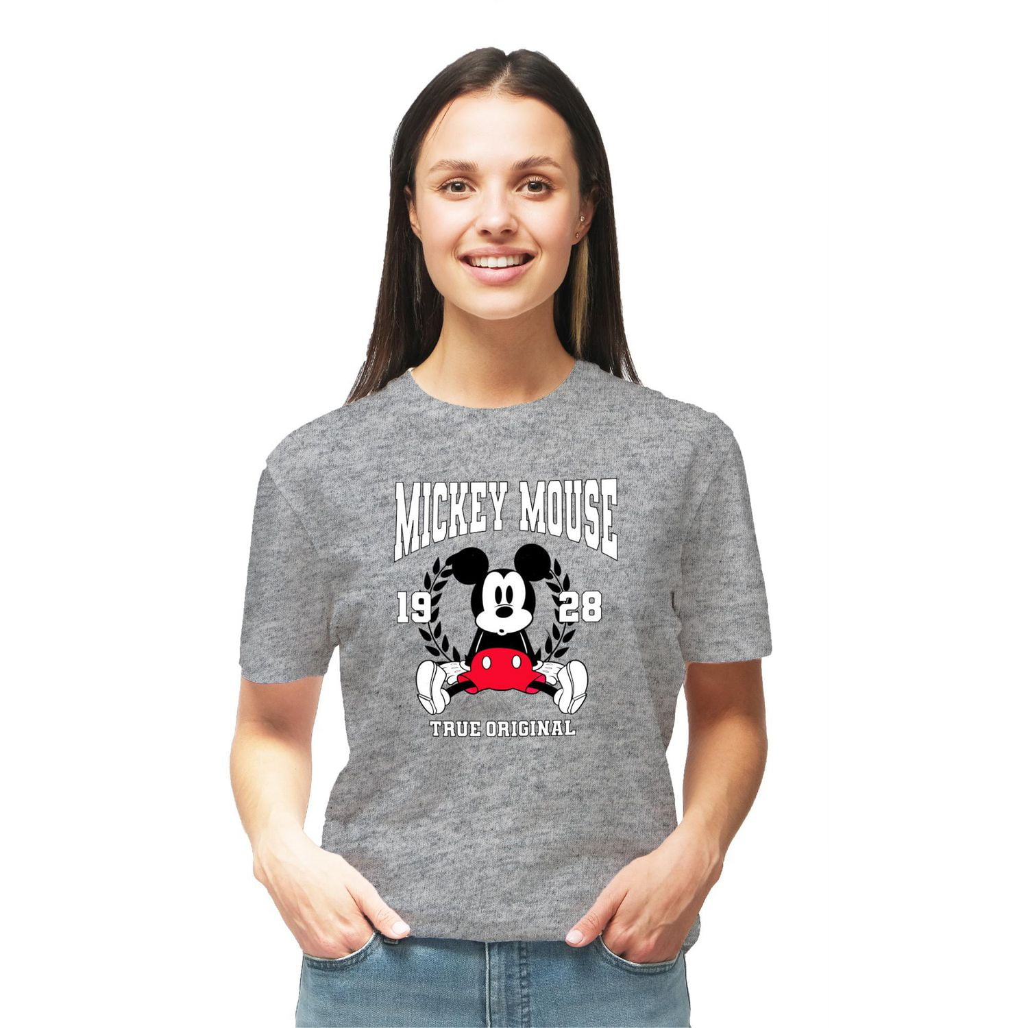 Ladies Disney Mickey Mouse Short Sleeve T-Shirt