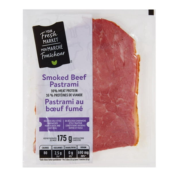Your Fresh Market Pastrami, 175 g Walmart.ca