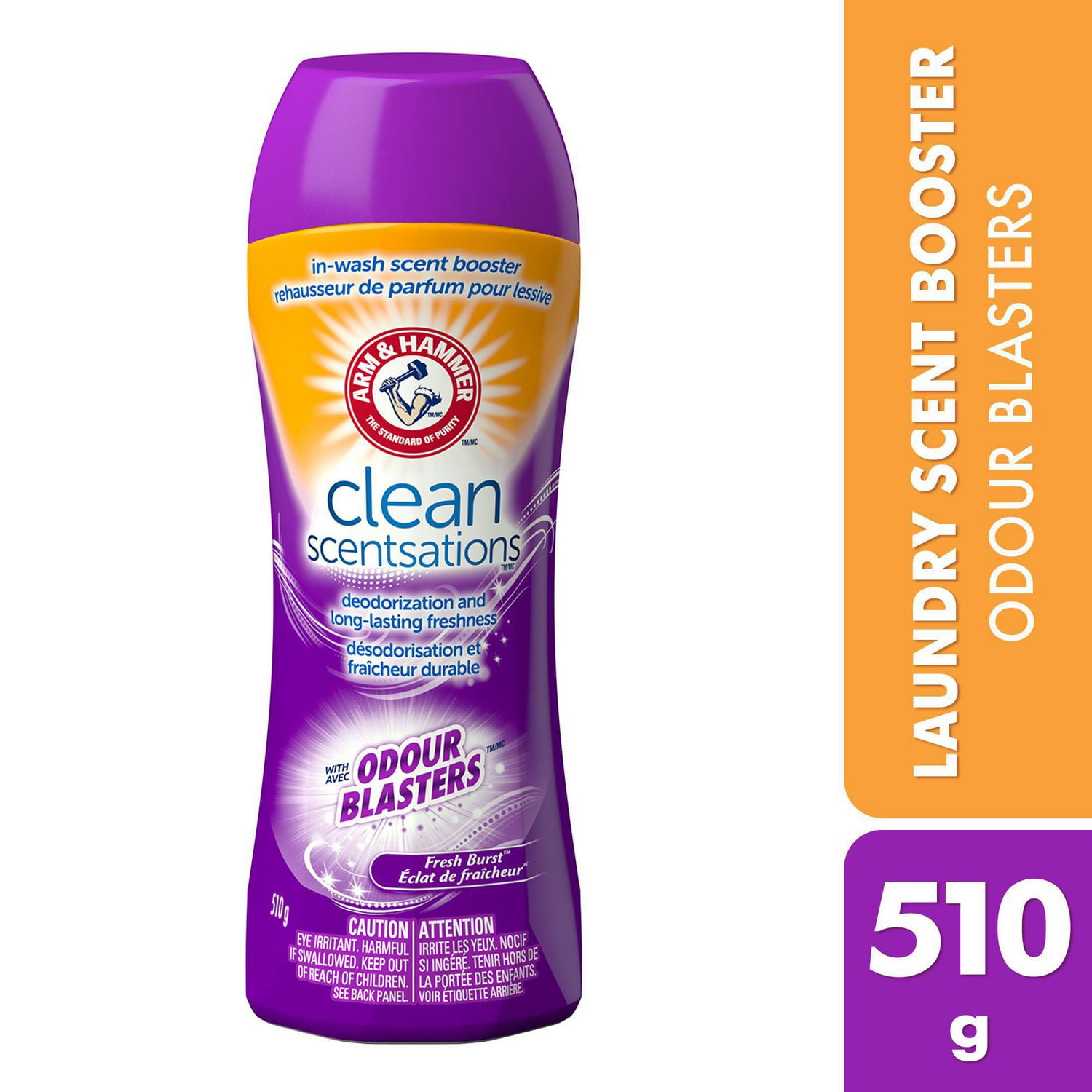 Arm & Hammer Clean Scentsations InWash Scent Booster, Fresh Burst