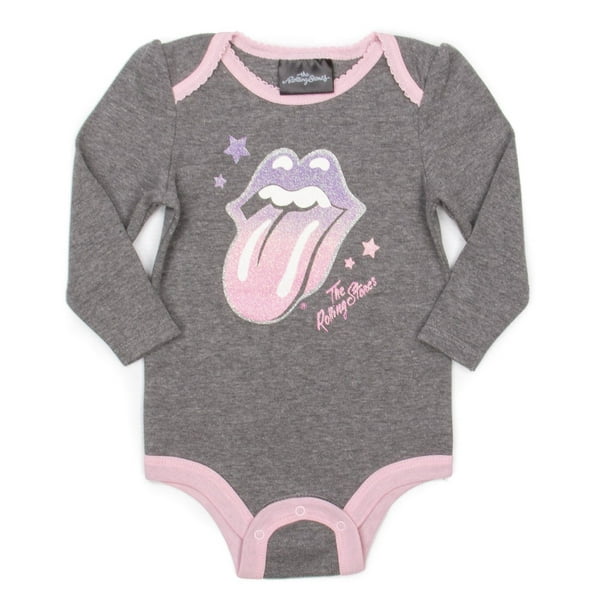 The Rolling Stones Cache-couche à manches longues pour bébés fille