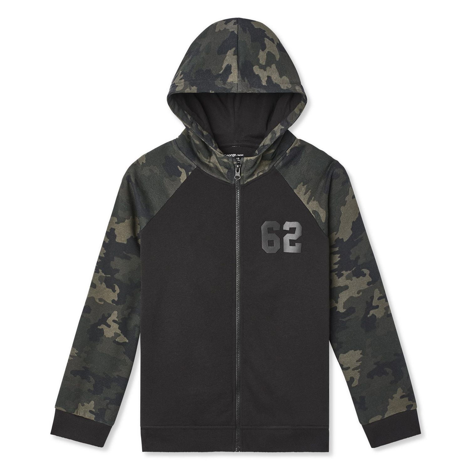 Haut à capuchon avec manches raglan George pour garçons