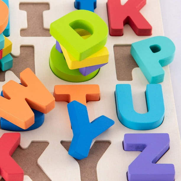 26 Alphabet en bois : éducatif et décoratif - Nos SuperHéros