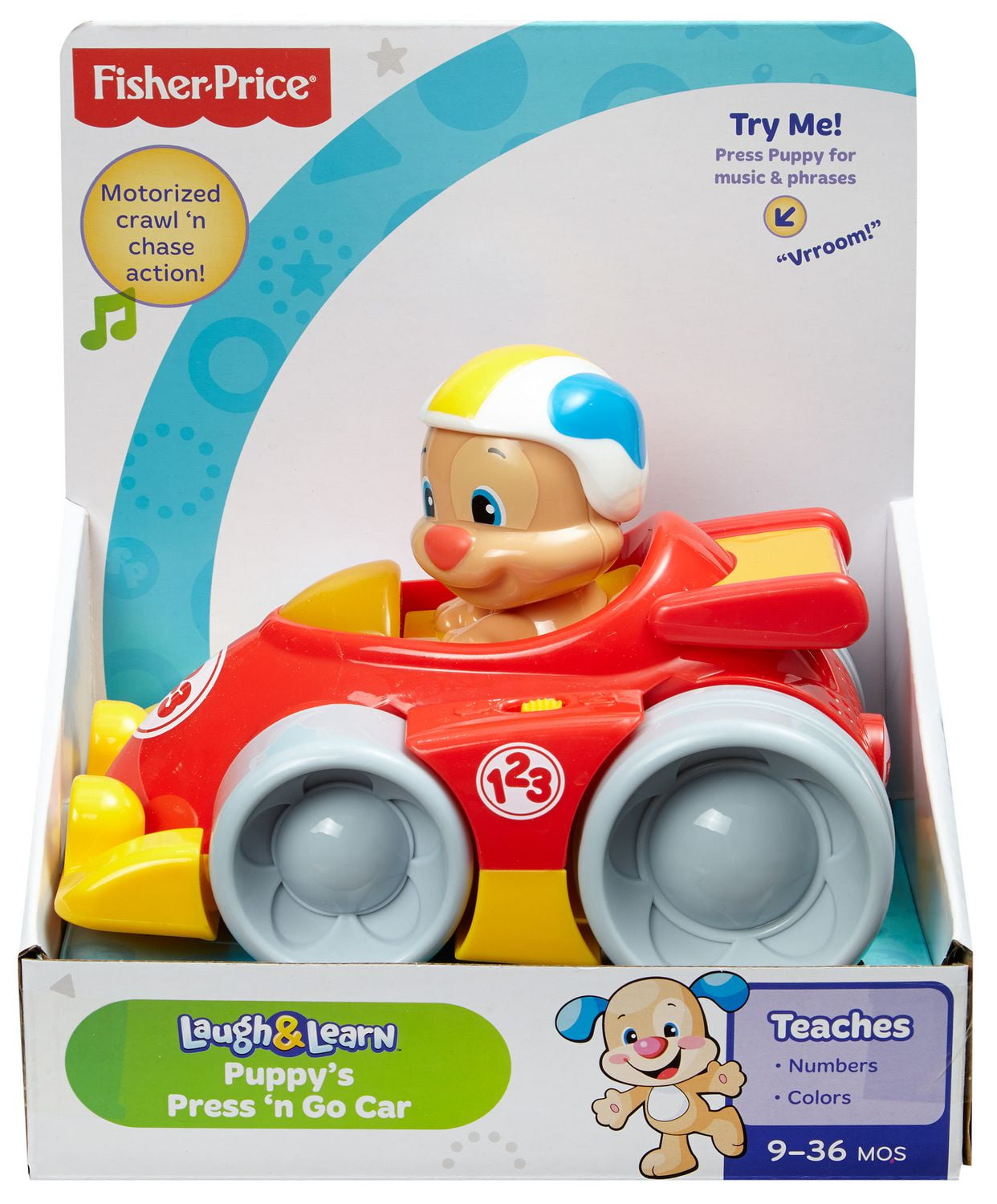 fisher price laugh and learn puppy car