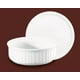 Plat rond à couvercle en plastique 24 oz/708 ml - Corningware French White Grès céramique durable – image 2 sur 3