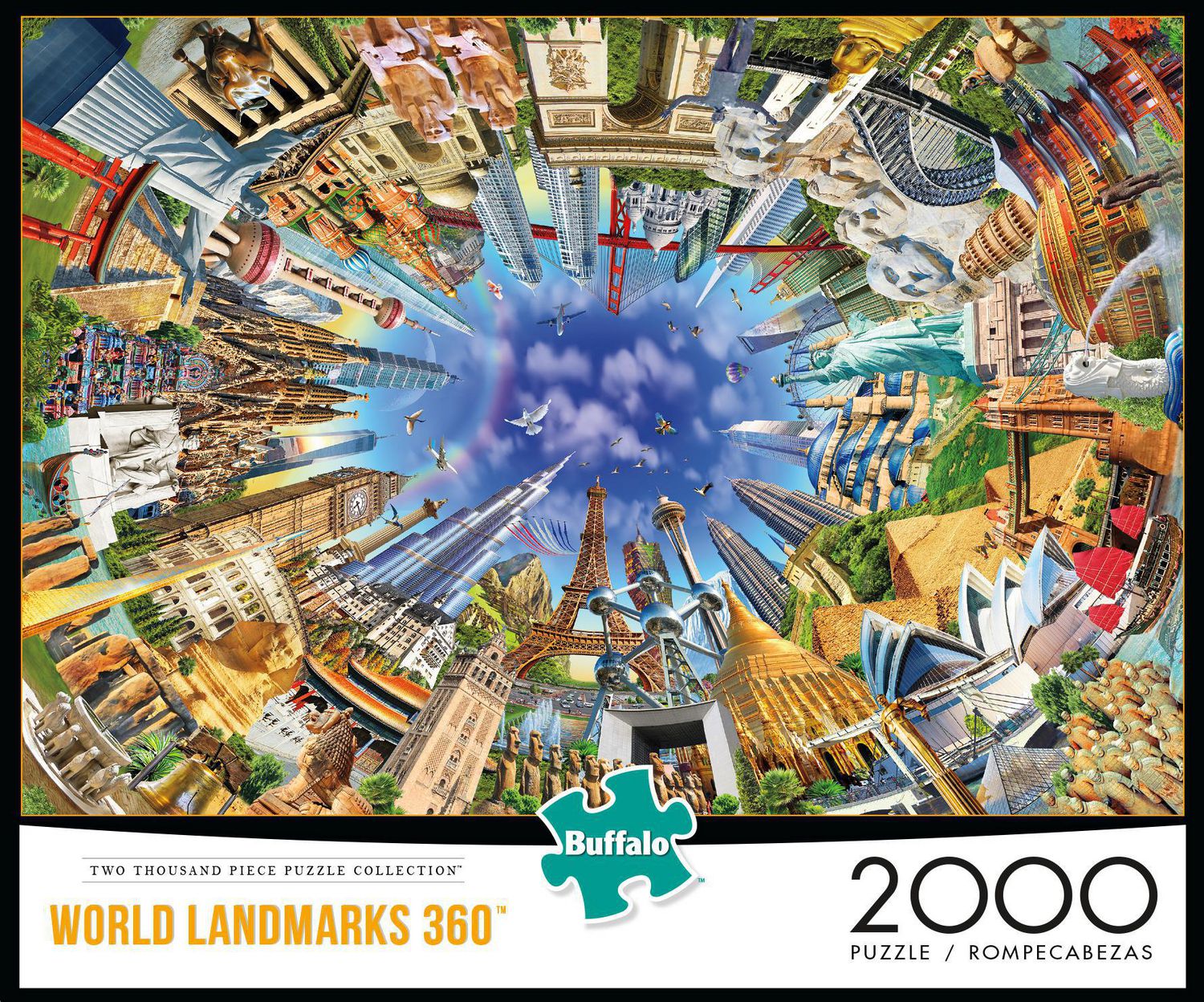 Buffalo Games World Landmarks 360 2000 Piece Jigsaw Puzzle | Walmart Canada